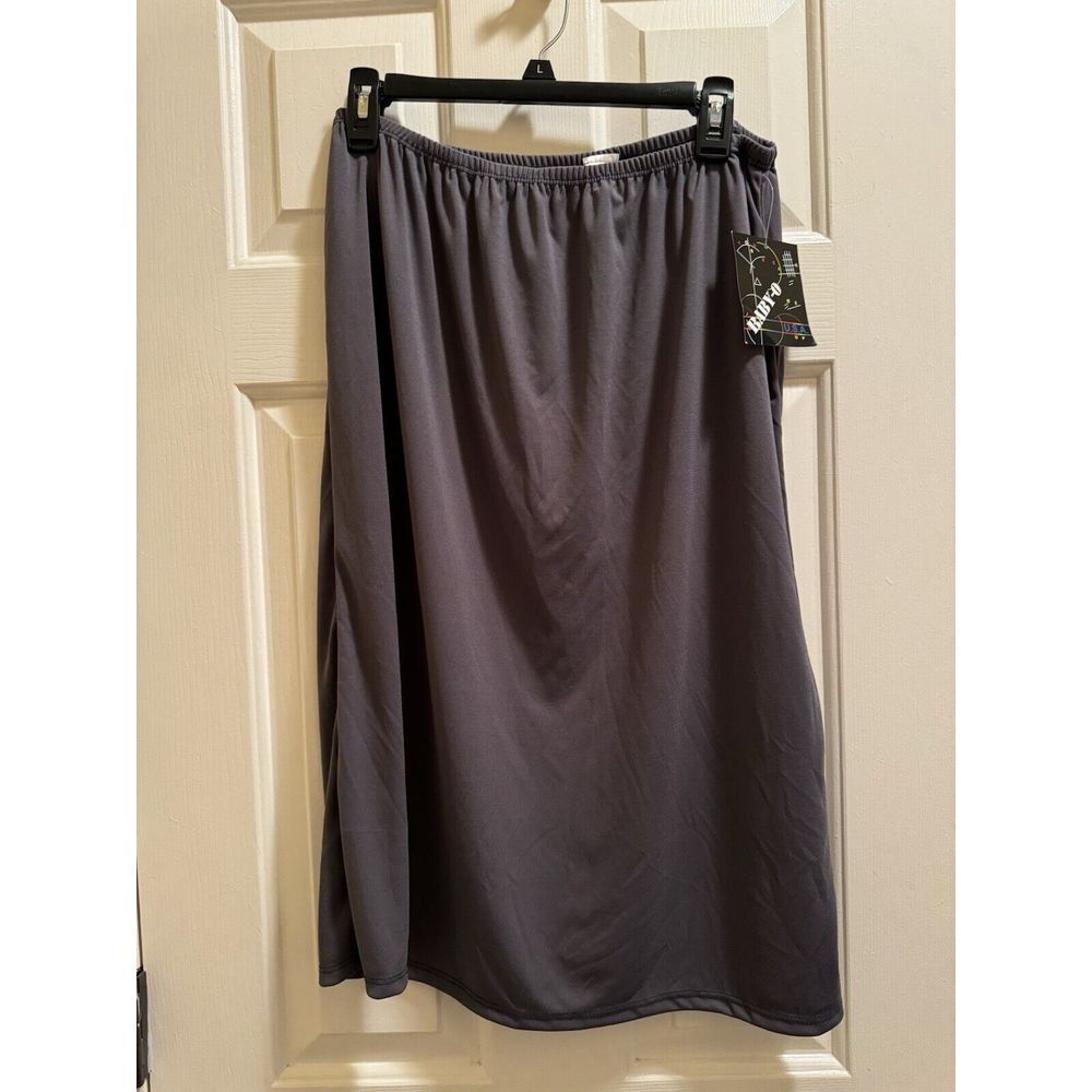 Vintage 80-90's NWT Baby O‎ Gray Skirt Size 20 Made In USA New Old Stock